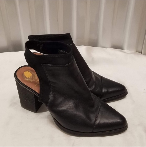 Vince Camuto Shoes - Vince Camuto Leather and Man Made Booties